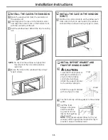 Preview for 11 page of GE AEN08 Series and Owner'S Manual & Installation Instructions