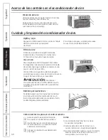 Preview for 40 page of GE AEW10AN Owner'S Manual And Installation Instructions