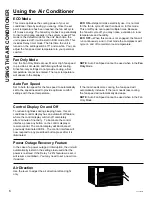 Preview for 6 page of GE AEW14 Series Owner'S Manual And Installation Instructions