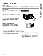 Preview for 25 page of GE AEW14 Series Owner'S Manual And Installation Instructions