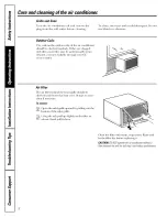 Preview for 8 page of GE AGL24 Owner'S Manual And Installation Instructions