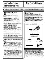 Preview for 9 page of GE AGM18 Owner'S Manual And Installation Instructions