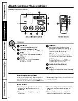 Preview for 4 page of GE AGW12 Owner'S Manual And Installation Instructions