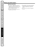 Preview for 14 page of GE AGW12 Owner'S Manual And Installation Instructions