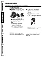 Preview for 6 page of GE AHH40 User Manual