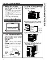 Preview for 9 page of GE AHP10 Installation Instructions Manual