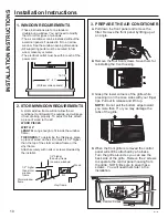 Preview for 10 page of GE AHS14 Owner'S Manual & Installation Instructions