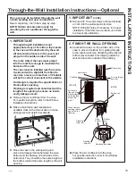 Preview for 15 page of GE AHS14 Owner'S Manual & Installation Instructions