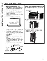 Preview for 8 page of GE AHU05LY Owner'S Manual