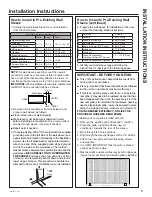 Preview for 9 page of GE AKCQ10A Owner'S Manual & Installation Instructions