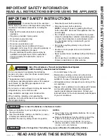 Preview for 3 page of GE APLS07 Owner'S Manual And Installation Instructions