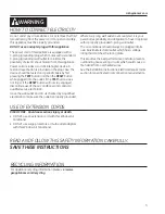 Preview for 3 page of GE Appliances AEM24 Owner'S Manual And Installation Instructions