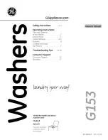 Preview for 25 page of GE Appliances G153 Owner'S Manual