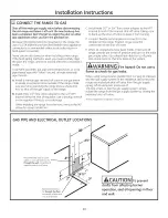 Preview for 40 page of GE Appliances JGB250 Owner'S Manual And Installation Instructions