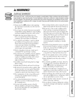 Preview for 5 page of GE Appliances Profile JGB900 Owner'S Manual & Installation Instructions