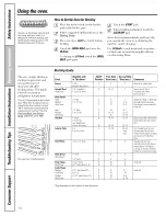 Preview for 14 page of GE Appliances Profile JGB900 Owner'S Manual & Installation Instructions