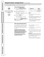 Preview for 28 page of GE Appliances Profile JGB900 Owner'S Manual & Installation Instructions