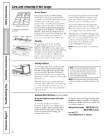 Preview for 34 page of GE Appliances Profile JGB900 Owner'S Manual & Installation Instructions