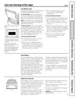 Preview for 35 page of GE Appliances Profile JGB900 Owner'S Manual & Installation Instructions