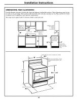 Preview for 41 page of GE Appliances Profile JGB900 Owner'S Manual & Installation Instructions