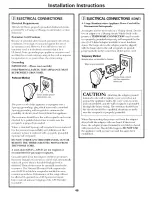 Preview for 46 page of GE Appliances Profile JGB900 Owner'S Manual & Installation Instructions