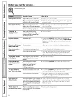 Preview for 52 page of GE Appliances Profile JGB900 Owner'S Manual & Installation Instructions