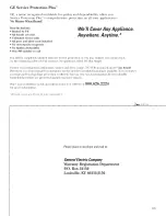 Preview for 55 page of GE Appliances Profile JGB900 Owner'S Manual & Installation Instructions