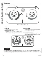 Preview for 12 page of GE ARC13AHC Series Owner'S Manual