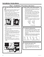 Preview for 8 page of GE ASH124CRDWA Installation Instructions Manual