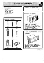 Preview for 9 page of GE ASV06 User And Care & Installaion Manual