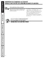 Preview for 12 page of GE AZ61H12DAB Owner'S Manual