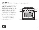 Preview for 3 page of GE Cafe series Dimensions And Installation Information