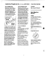 Preview for 4 page of GE CB26D Use And Care Manual