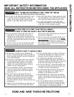 Preview for 5 page of GE CCGS986 Owner'S Manual