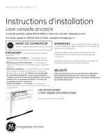 Preview for 17 page of GE CDWT980R10SS Installation Instructions Manual