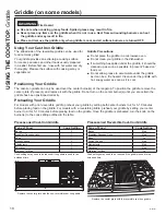 Preview for 10 page of GE CGS995 Owner'S Manual