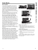 Preview for 15 page of GE CGS995 Owner'S Manual