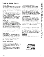 Preview for 17 page of GE CGS995 Owner'S Manual