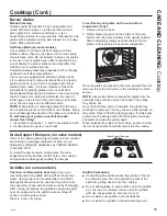 Preview for 23 page of GE CGS995 Owner'S Manual