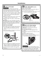 Preview for 16 page of GE CGY366P4MW2 Installation Instructions Manual