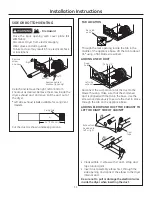 Preview for 11 page of GE CleanSpeak GTD81ESPJMC Installation Instructions Manual