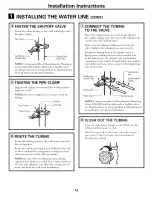 Preview for 14 page of GE CTS18HBSARWW and Owner'S Manual And Installation Instructions