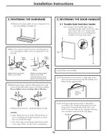 Preview for 19 page of GE CTS18HBSARWW and Owner'S Manual And Installation Instructions