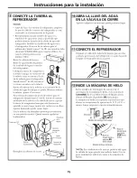 Preview for 75 page of GE CTS18HBSARWW and Owner'S Manual And Installation Instructions