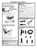 Preview for 7 page of GE DCVH680EJWW Installation Instructions Manual