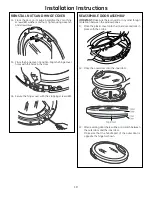 Preview for 10 page of GE DCVH680EJWW Installation Instructions Manual