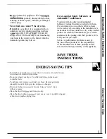 Preview for 5 page of GE DDE7100R Use And Care Manual