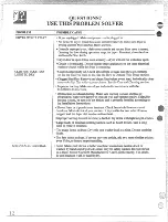 Preview for 12 page of GE DDE7100R User And Care Manual