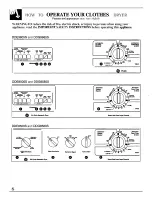 Preview for 6 page of GE DDG8280SBMAA Use & Care Manual