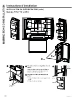 Preview for 94 page of GE DFE Series Owner'S Manual & Installation Instructions